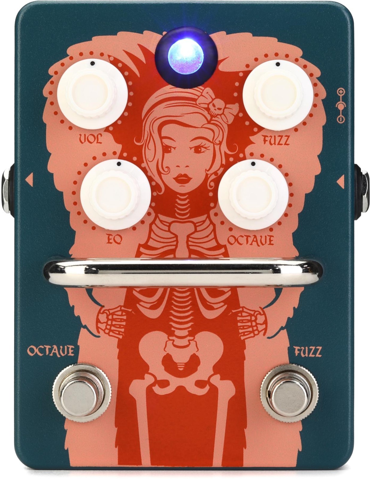 Orange Fur Coat Octave Fuzz Pedal