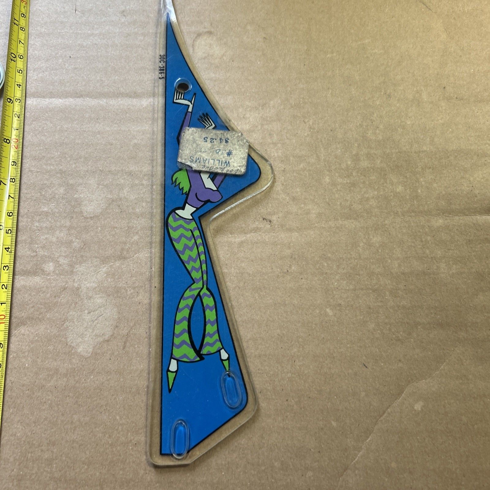 Williams Doodle Bug? Playfield Pinball Plastic Part Bp1