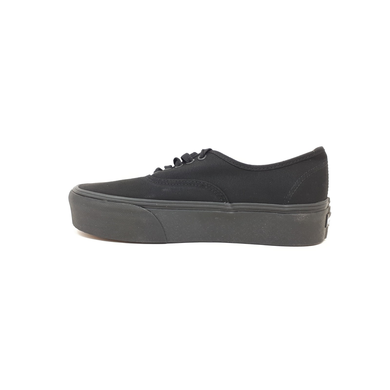 Vans Authentic Stackform Platform All Black Classic Shoe Sneaker Womens US NEW