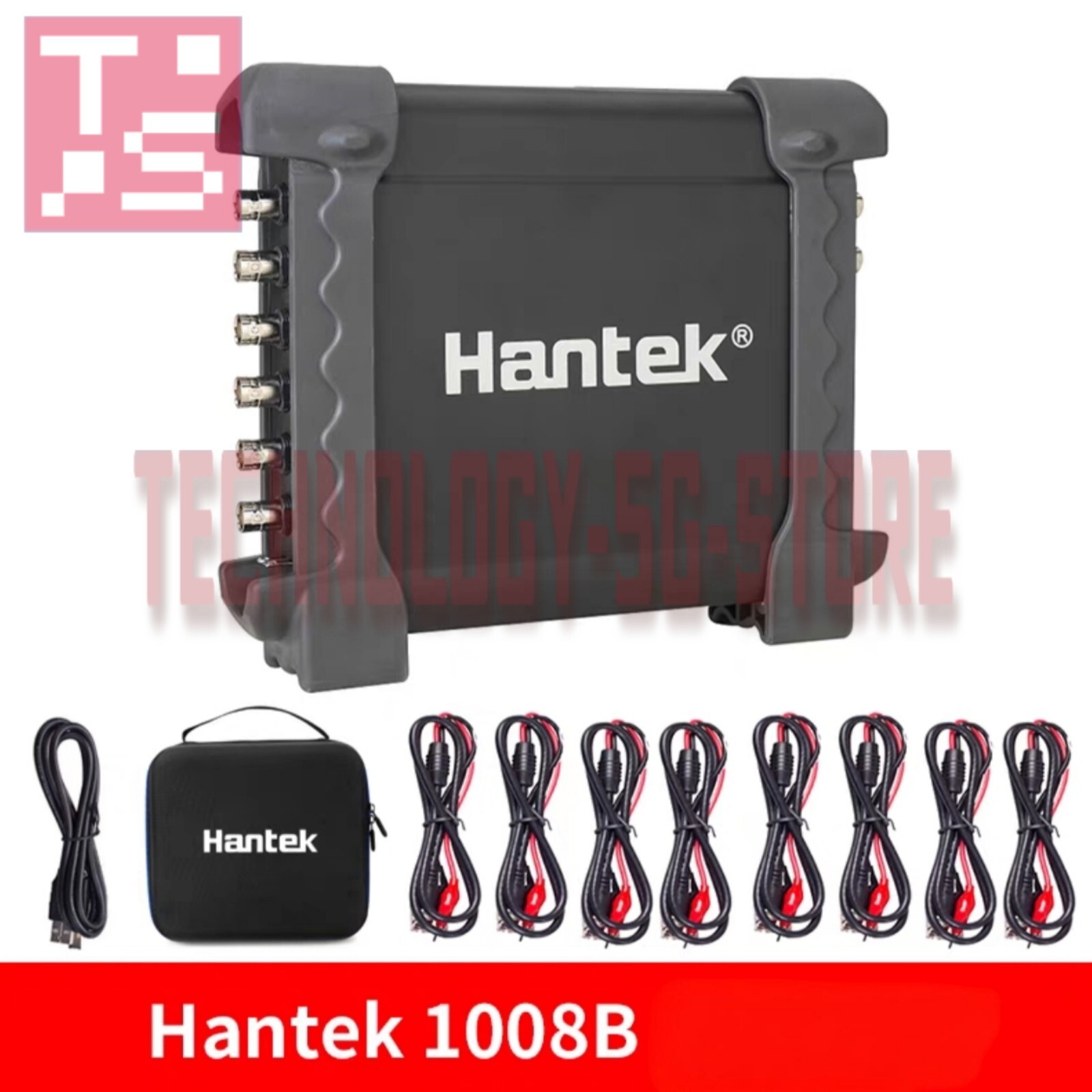 Hantek 1008B Eight-channel USB virtual oscilloscope# 1pcs New In Box