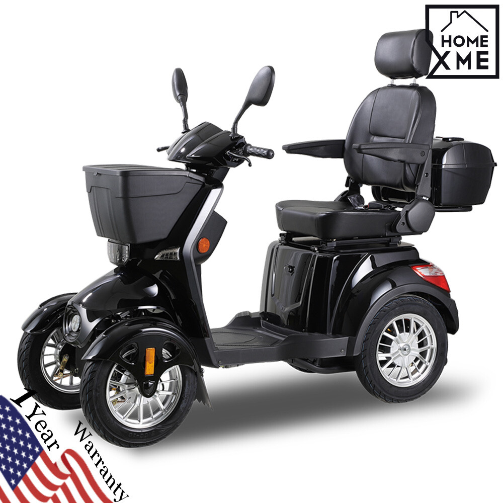 800W 4-Wheel Electric Mobility Scooter 60V 20AH Battery Motor fit Adult Senior