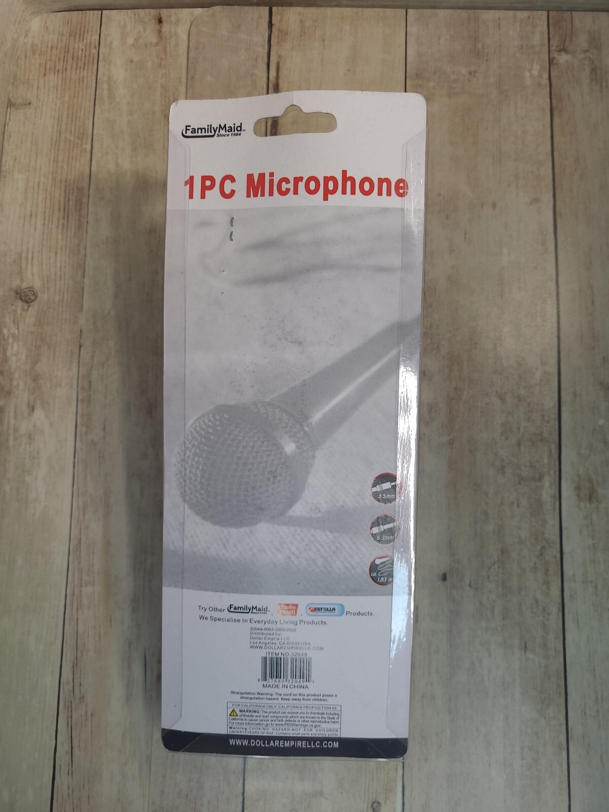 Dynamic Microphone MIC w/ Adapter Karaoke Systems & Computers 3.5mm & 6.3mm