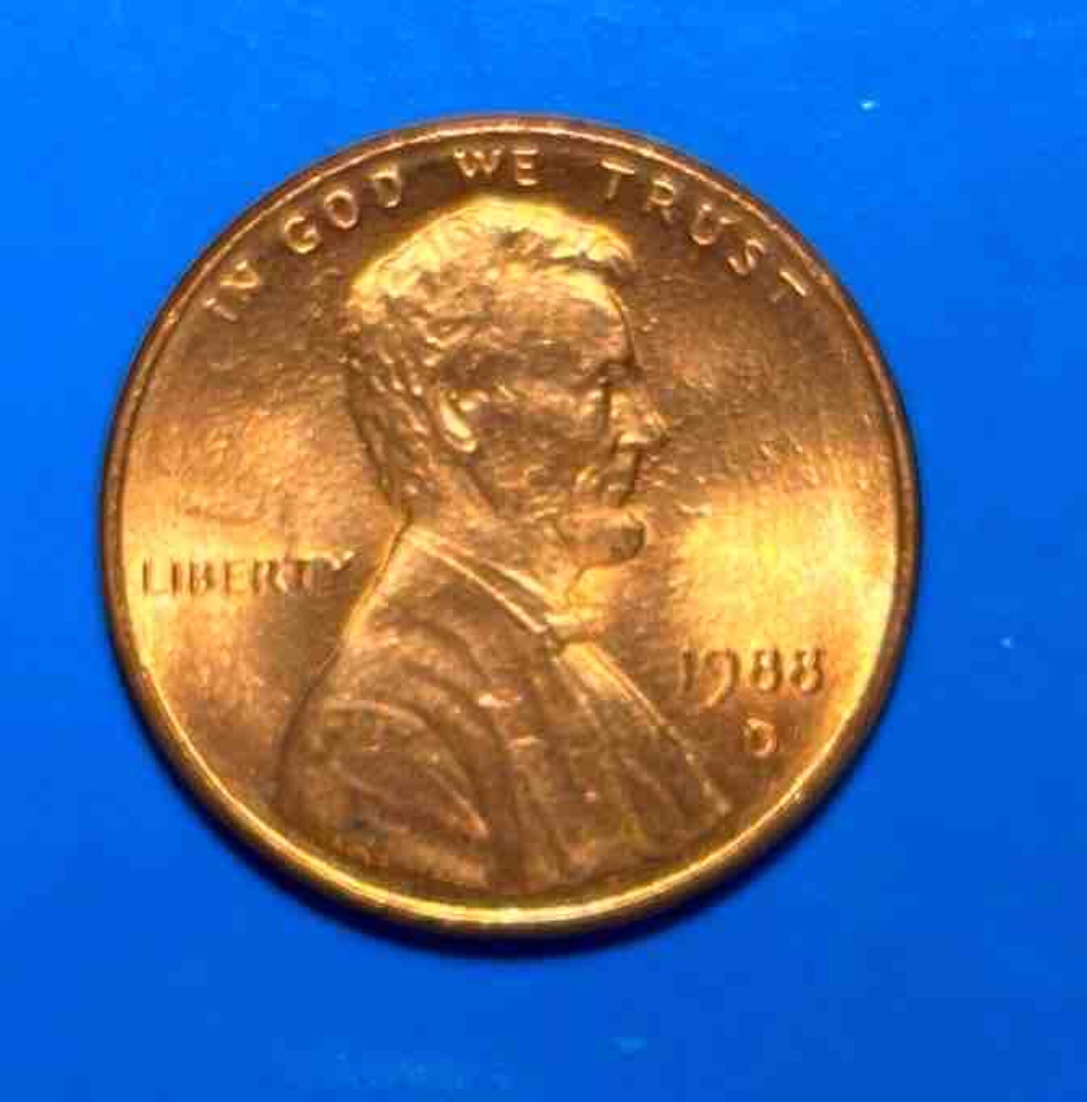 1988 D Lincoln Memorial Cent GEM BU FAST FREE SHPG TRKG Inv#T25115-10