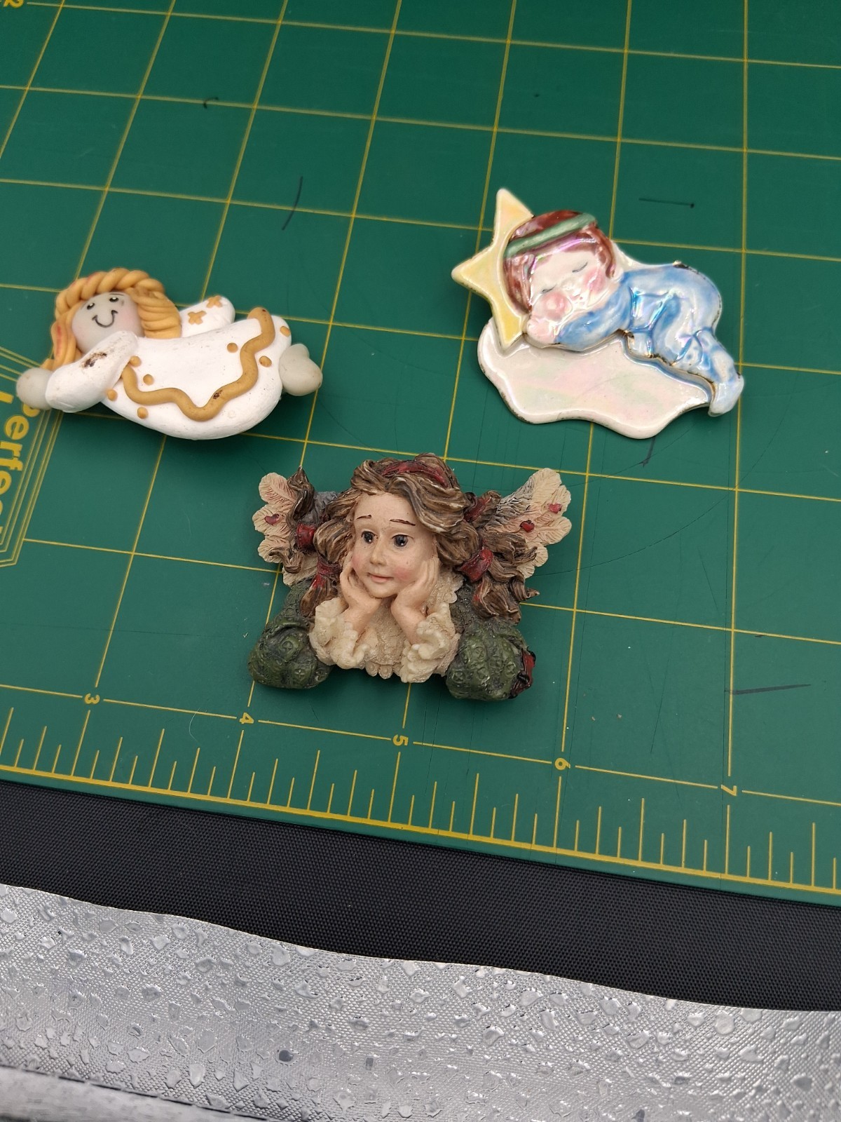 Vintage Angel Pins Pins Lot Of 3