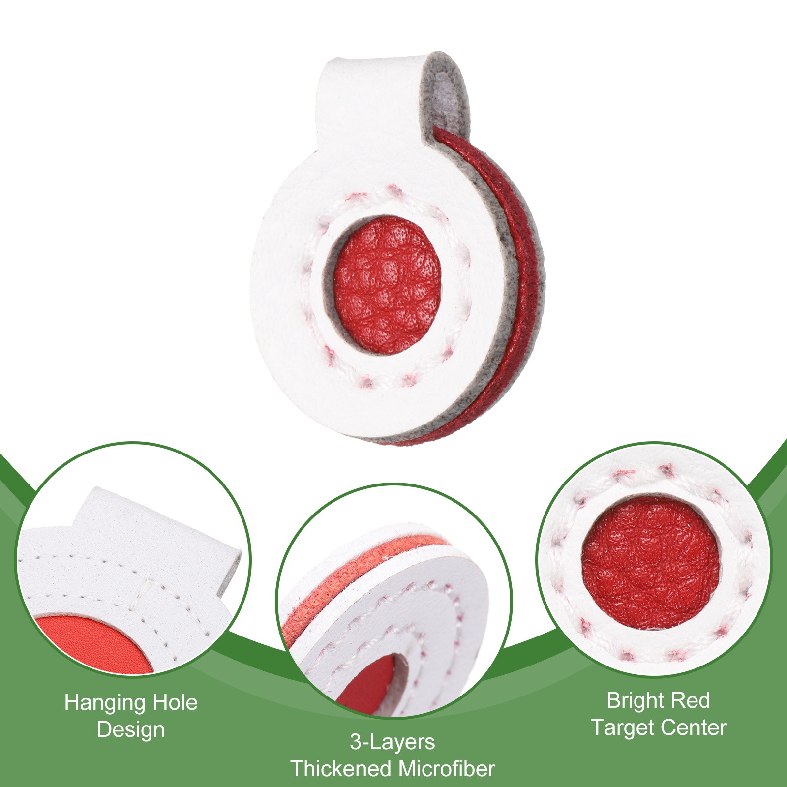14Pcs Microfiber Bullseye Targets for Shooting Practice 2-8cm