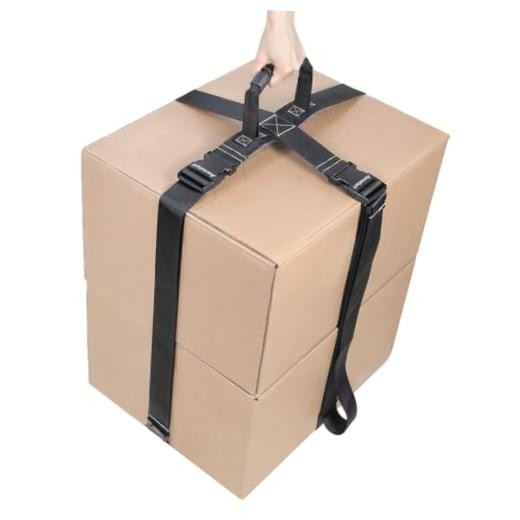 Box Carrying Strap with Handle Adjustable Straps for Battery Box 96 Inch Black