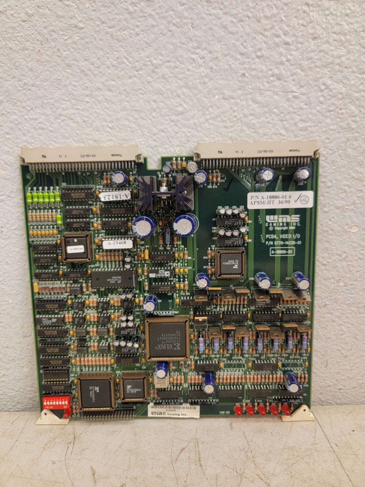PCBA Video I/O Board P/N 5779-14230-01 [A-18886-01] Williams WMS Gaming Inc 1