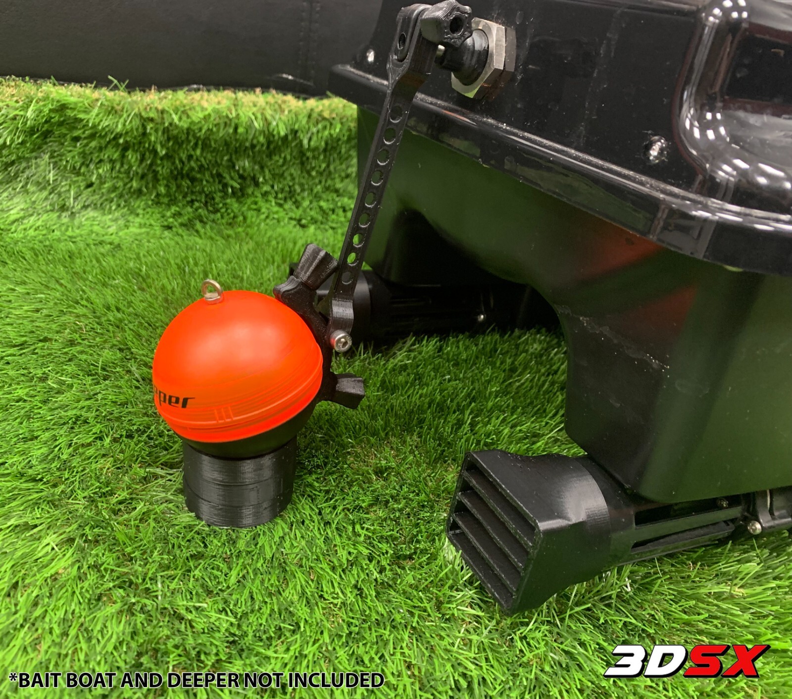 Actor Plus Deeper Pro + chirp sonar Bait Boat mount made from strong ABS