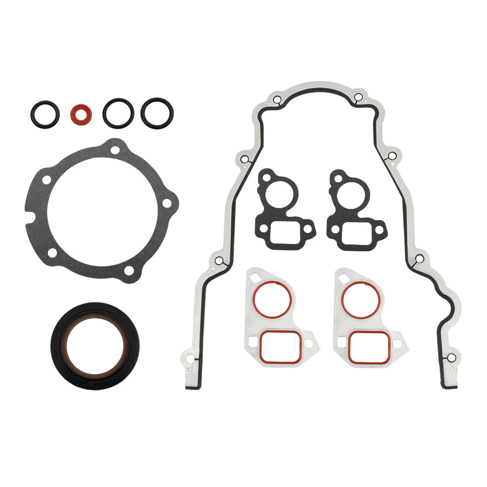 Timing Chain Cover+ Water Pump Gaskets+Main Seal For 2001-04 LS1 5.3L 6.2L 5.7L