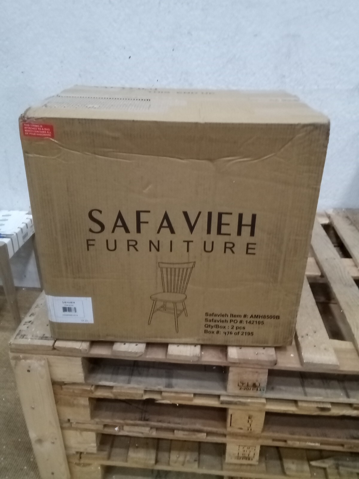 Safavieh PARKER SPINDEL SIDE CHAIR, Reduced Price 2172724398 AMH8500B