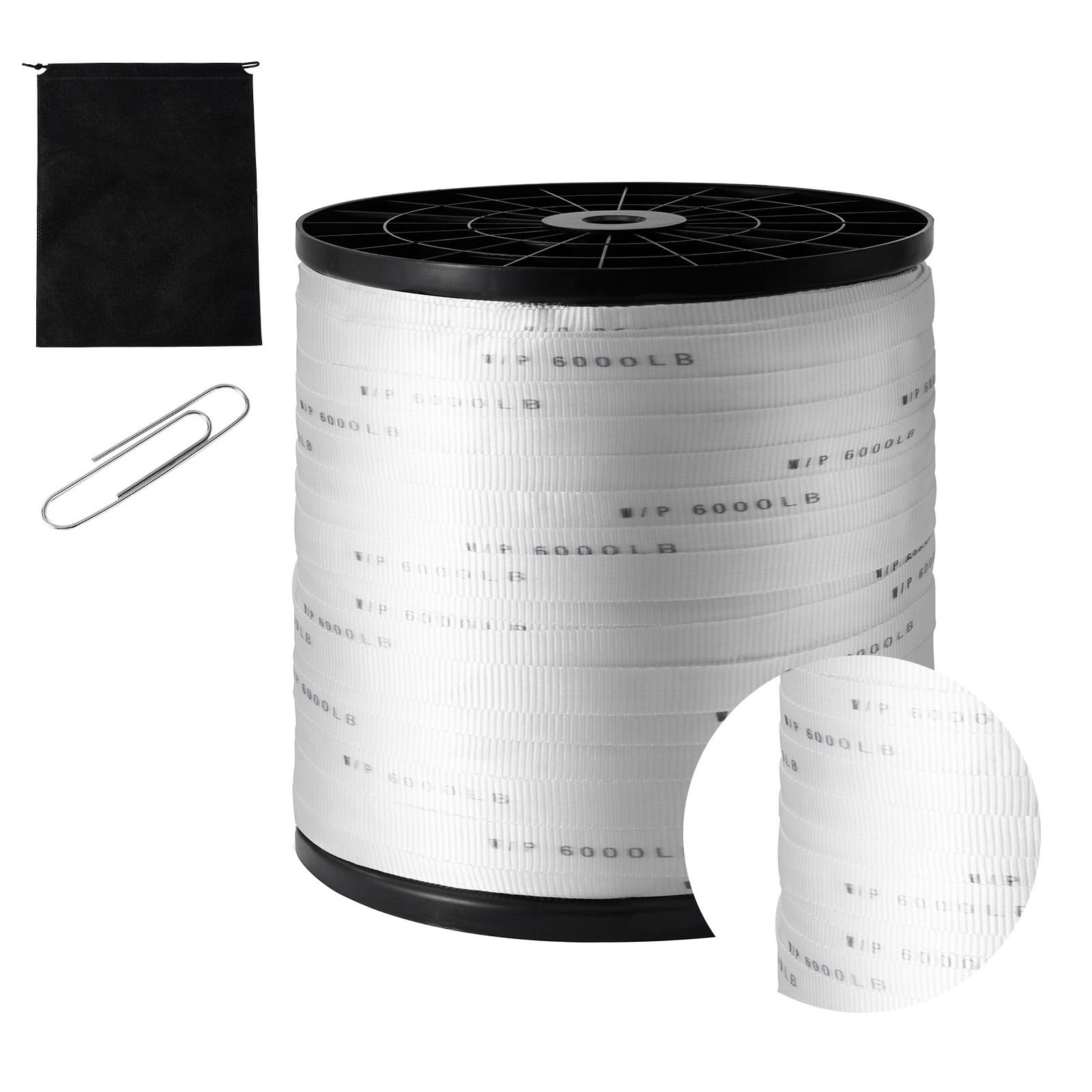 Polyester Pulling Tape 1" x 2103' Mule Tape 6000 lbf Tensile Capacity