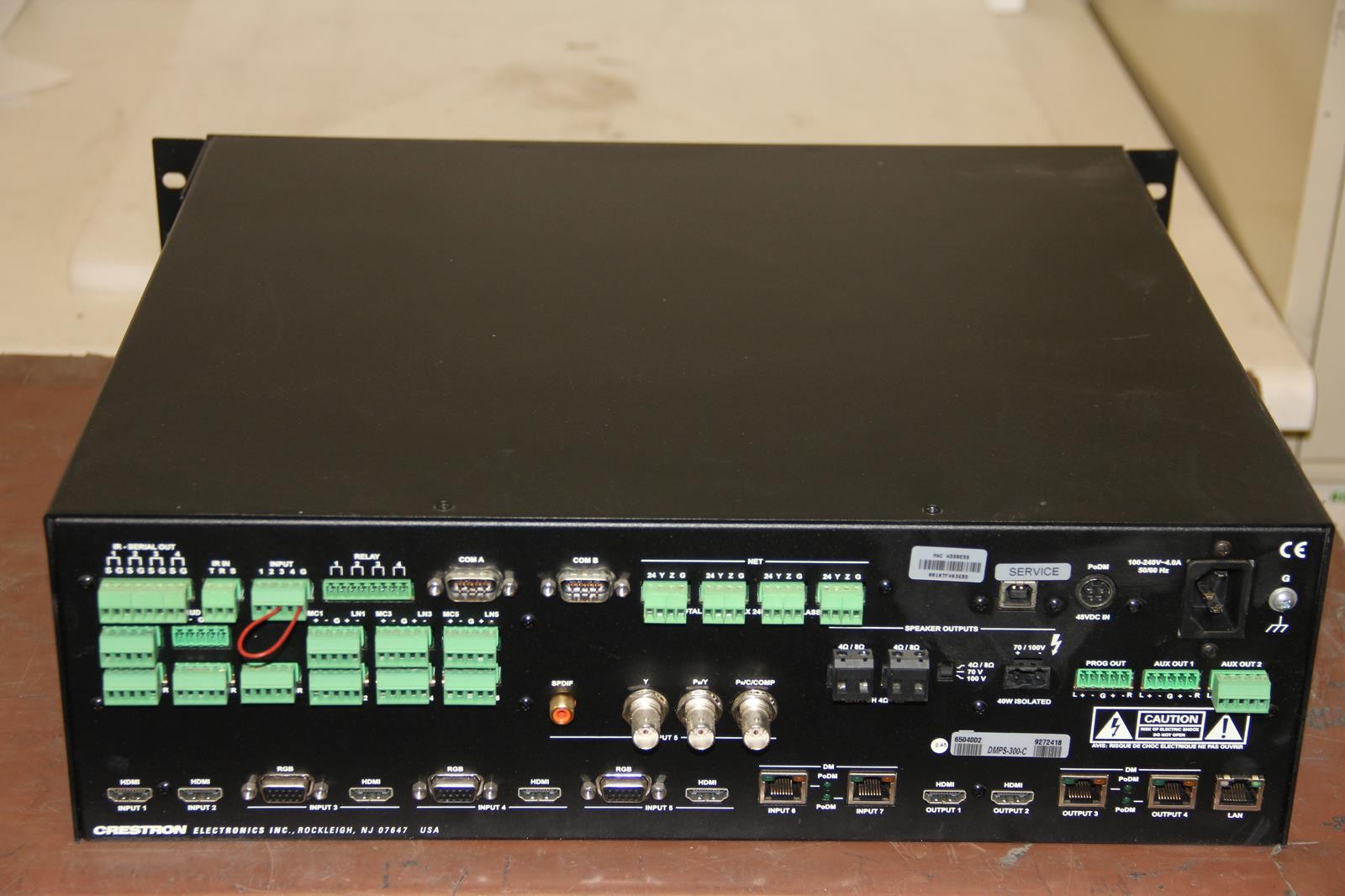 CRESTRON DMPS-300-C Digital Media Presentation System FAIR Condition