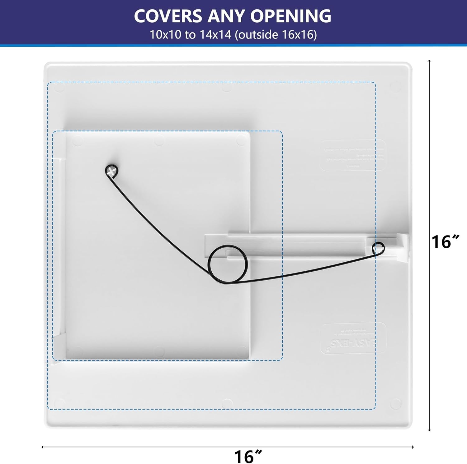 Durable Spring-Fit Access Panel 14"x14" - 16"x16" for Seamless Decor Integration