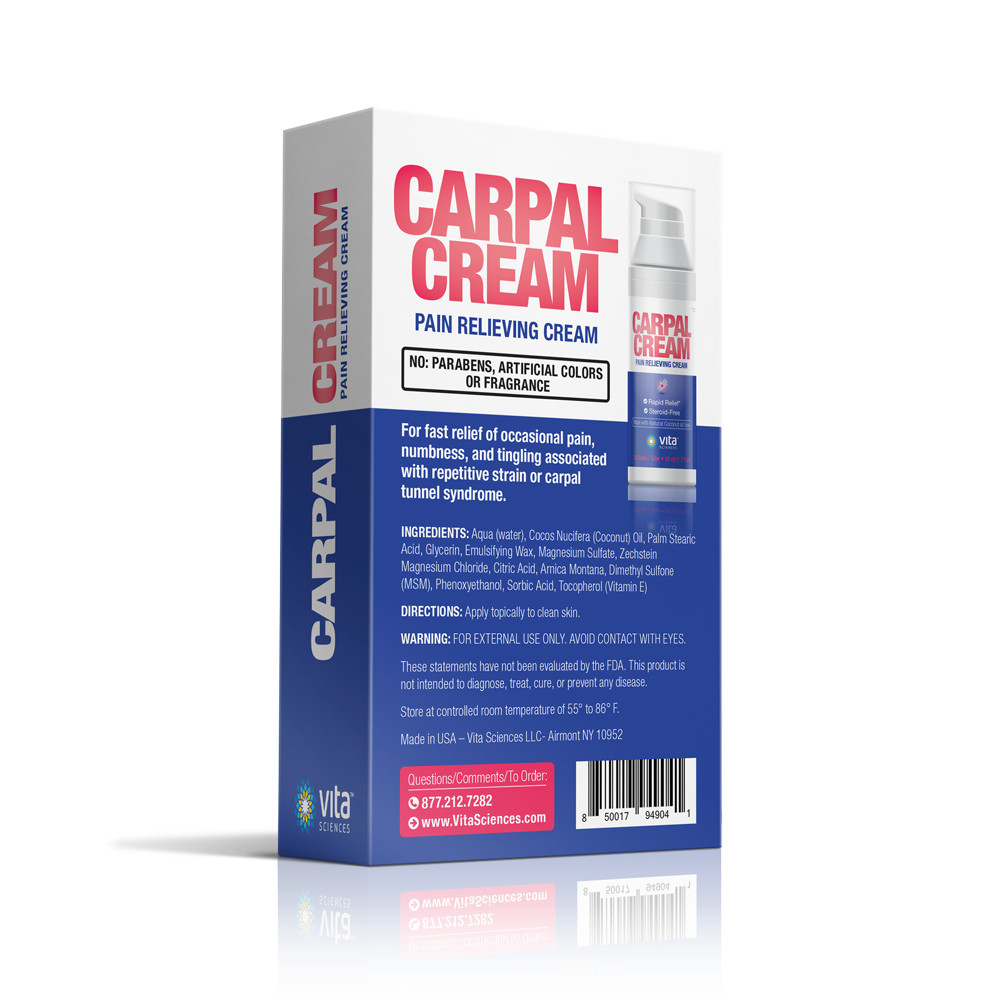 Carpal Cream Carpal Tunnel Pain Relief