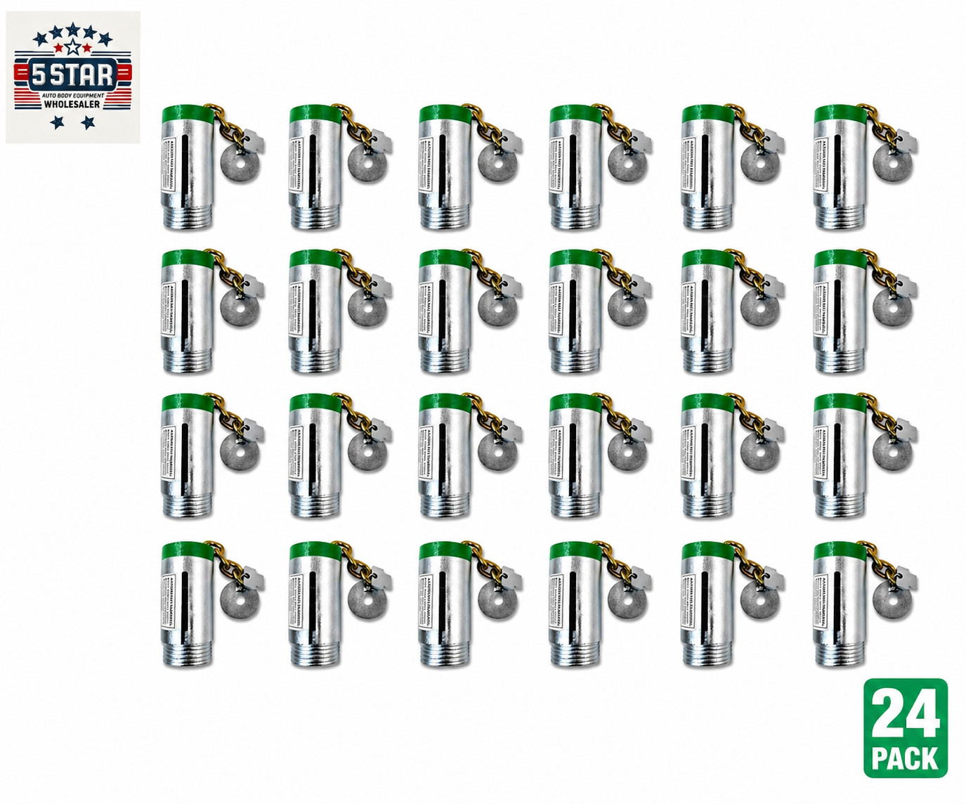 24 Pc Floor Anchor Pots Collision Repair Frame Machine Pulling Post Anchors