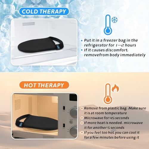 Foot Toes Ice Pack Wrap – Wearable Forefoot Gel Ice Pack with Strap Normal 1.0
