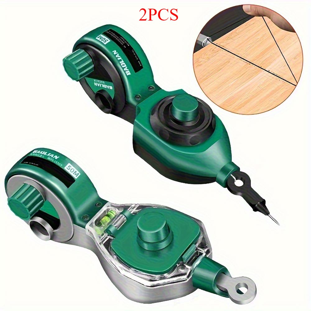 2 Pcs Manual Shrinking Ink Roller - Durable, w/ Level - Woodworking, Carpentry