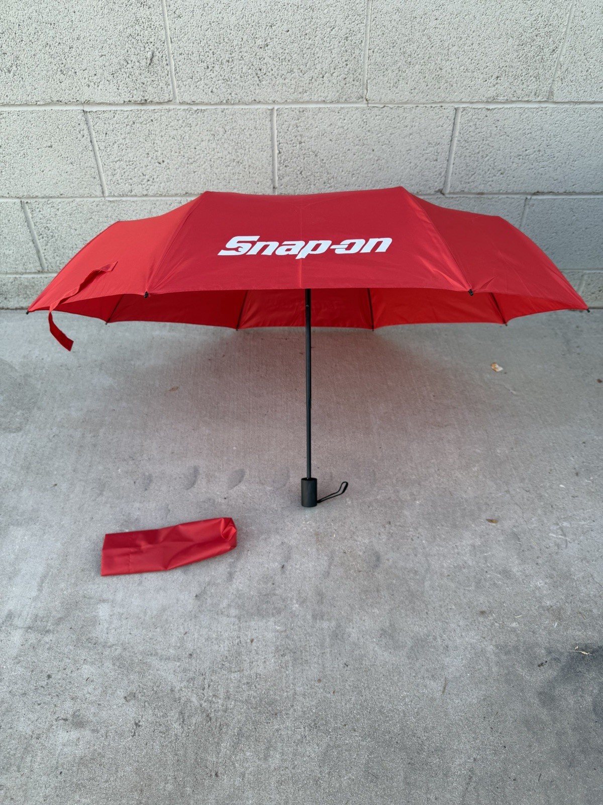 Snap On Tools All Weather Umbrella Rain/Sun/Golf Collapsible Snap-On Racing
