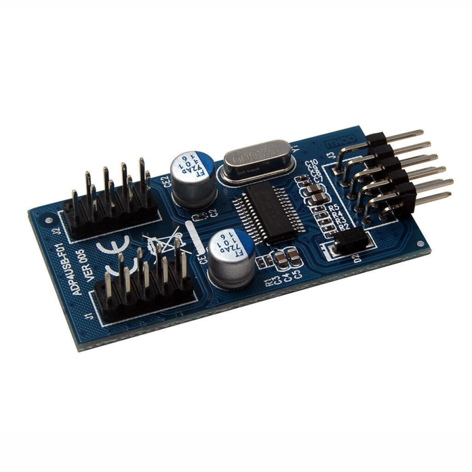 PC Cases Internal 9 Pin USB2.0 To Dual 9 Pin Pcb Double Chipset Enhanced Cable n