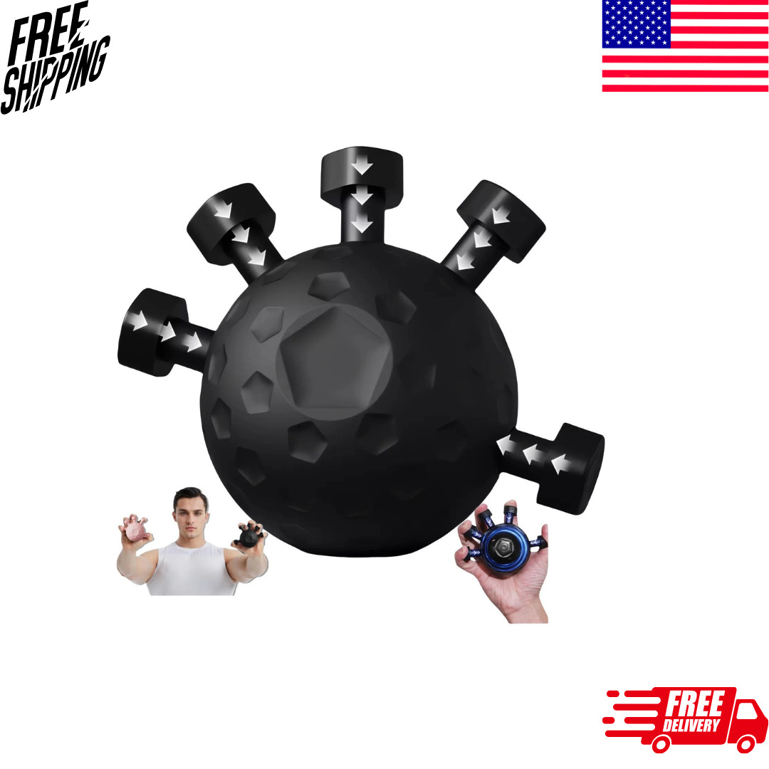 Glitzgrip Arm Builder 2025 New Hand Forearm Ball Strengthener and Black-1PC