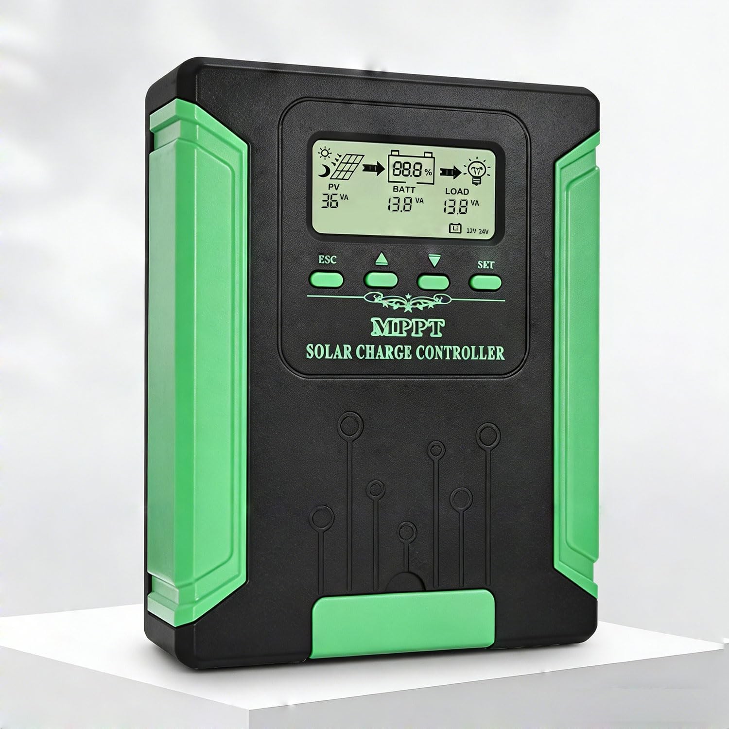 Lairtpow 30A Mppt Solar Charge Controller 12/24/36/48-Volt Mppt Controller