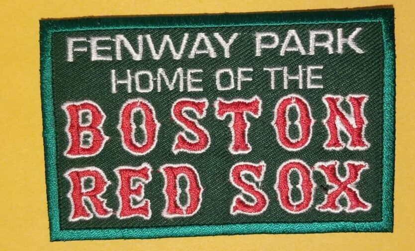 Fenway Park Home of the Boston Red Sox Embroidered Sports Patch approx 2.5x3.75"