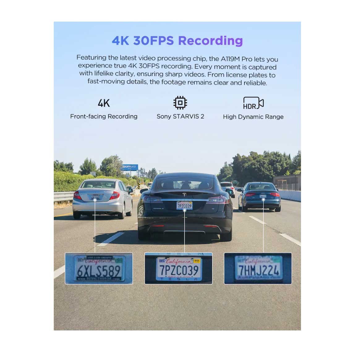 VIOFO A119M PRO 4K HDR MINI Dash Cam