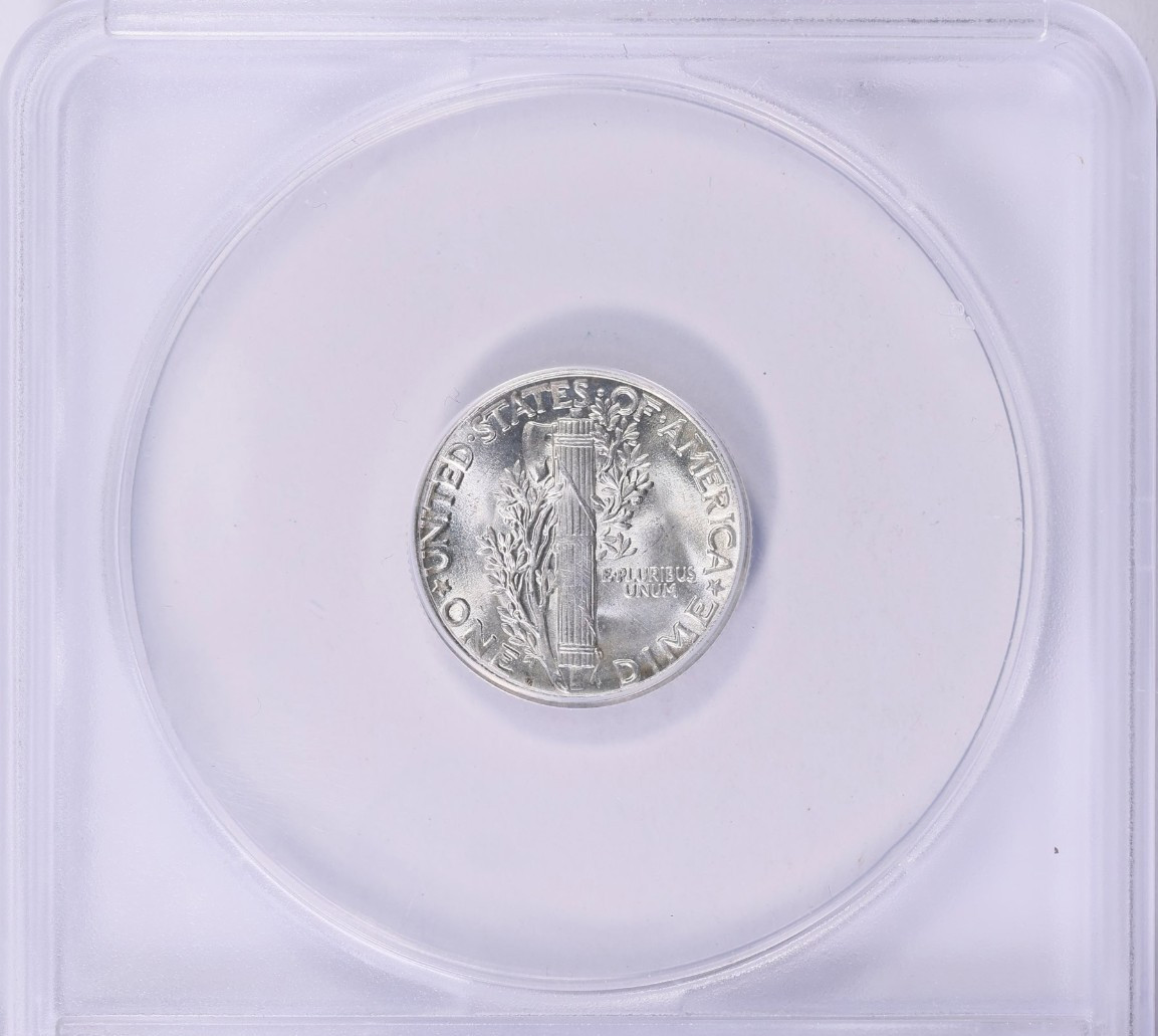 1945 - MERCURY DIME - ANACS GRADED MS 64