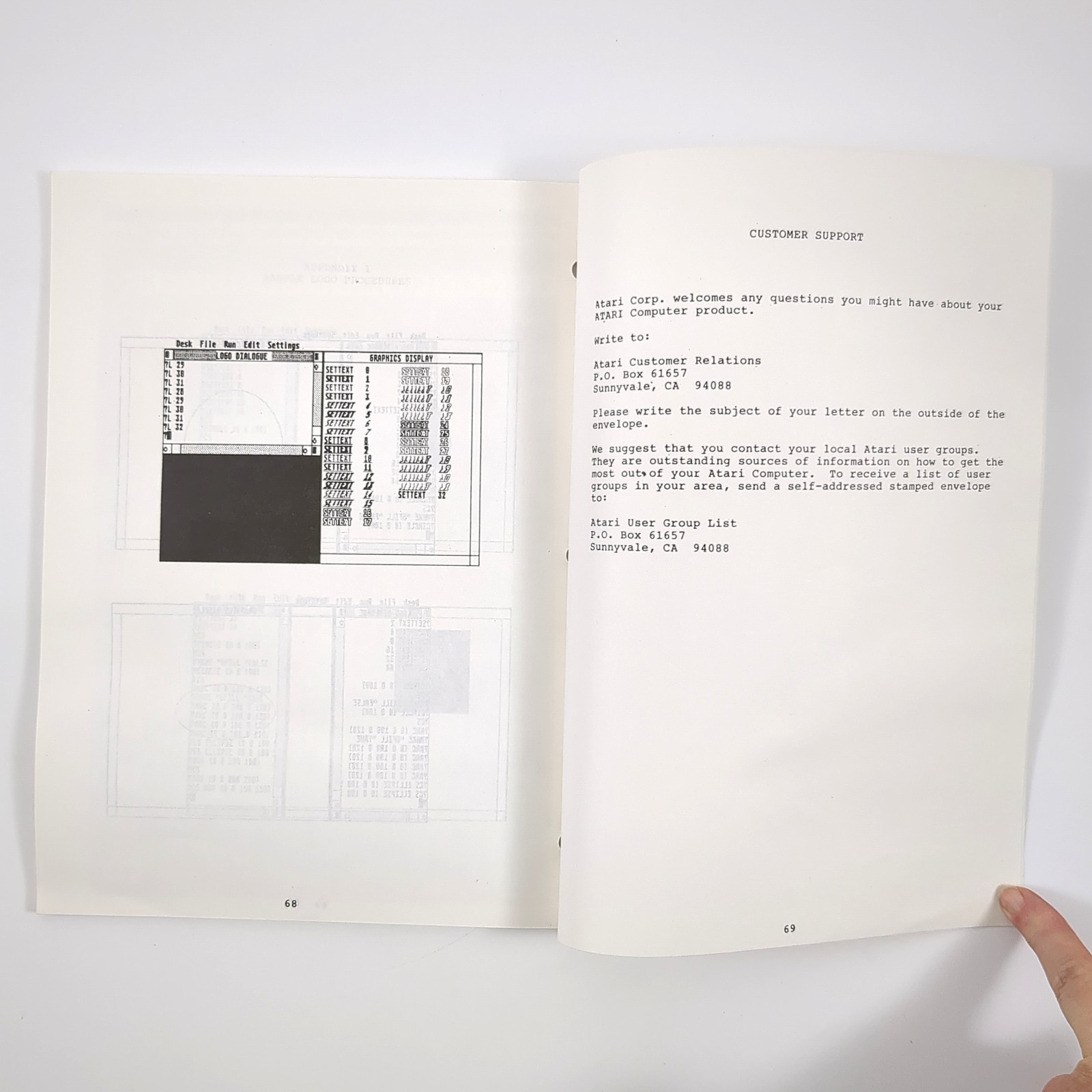 Atari Logo Sourcebook Vintage Graphic Design Atari Manual