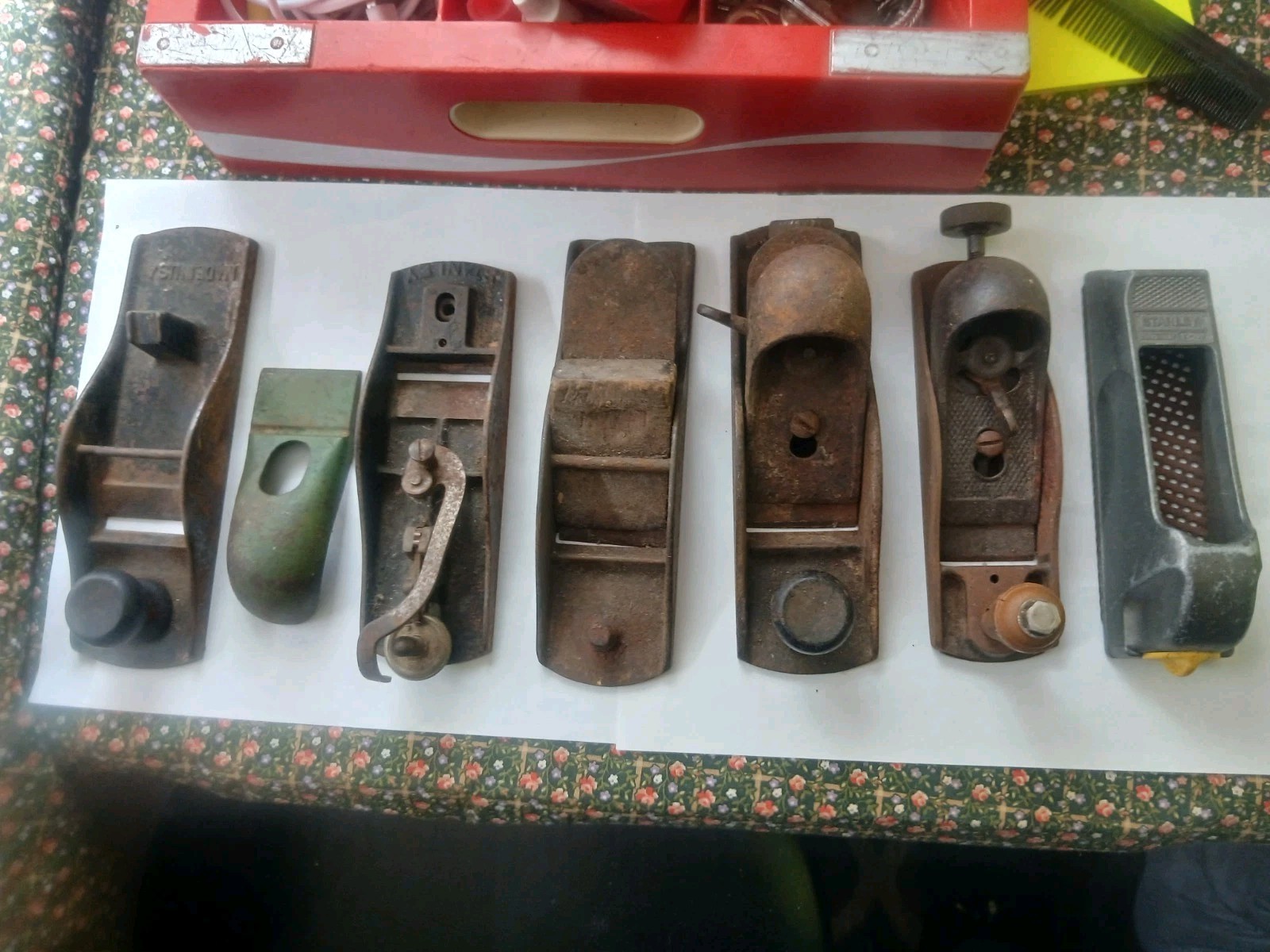 Lot Of 6 Vintage Hand Planers... Various Brands And Condition