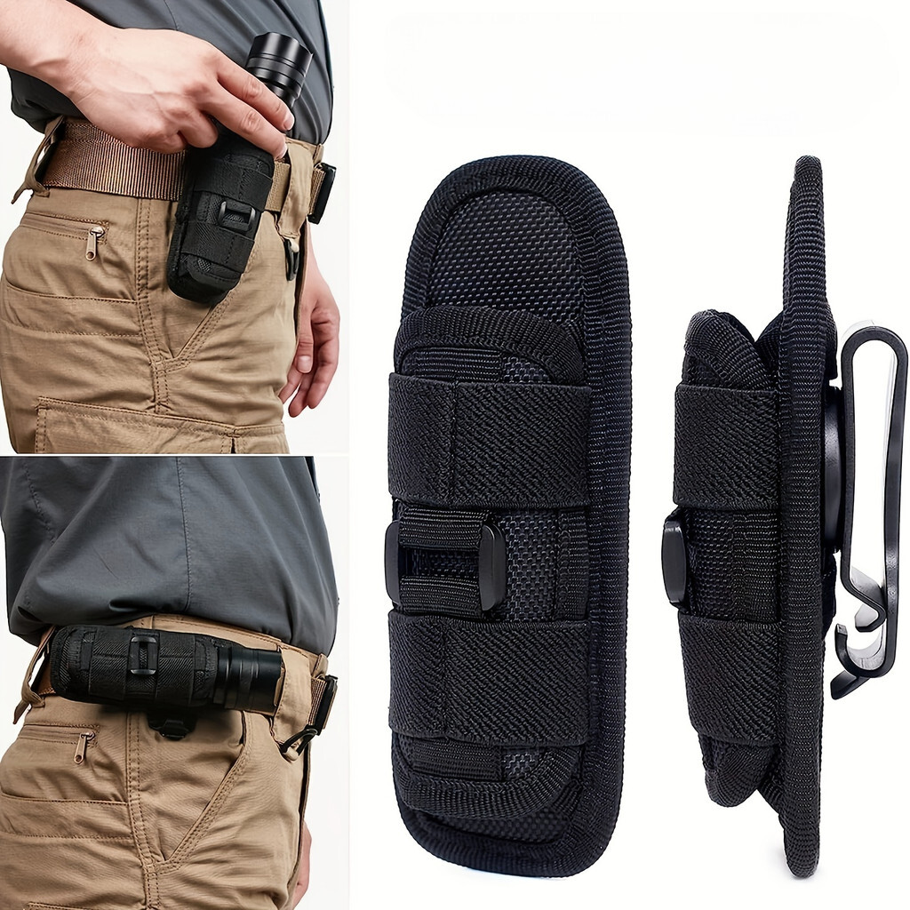 Universal Camping Flashlight Waist Pouch Nylon Outdoor Sports Holder Gear