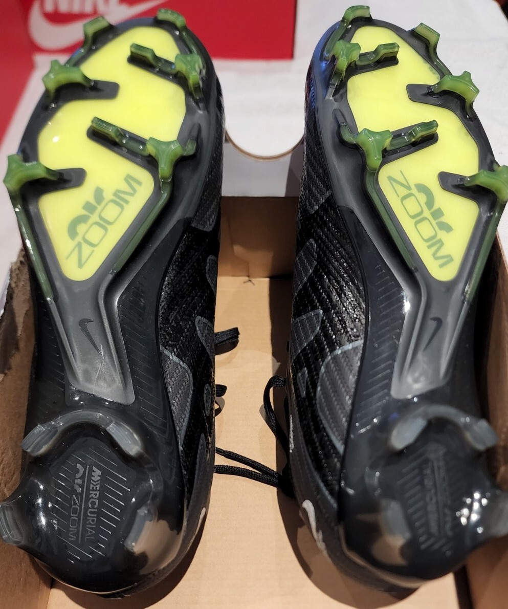Nike Zoom Vapor 15 Elite FG Black Smoke Grey DJ4978-001 Men's 7.5 Women's 9
