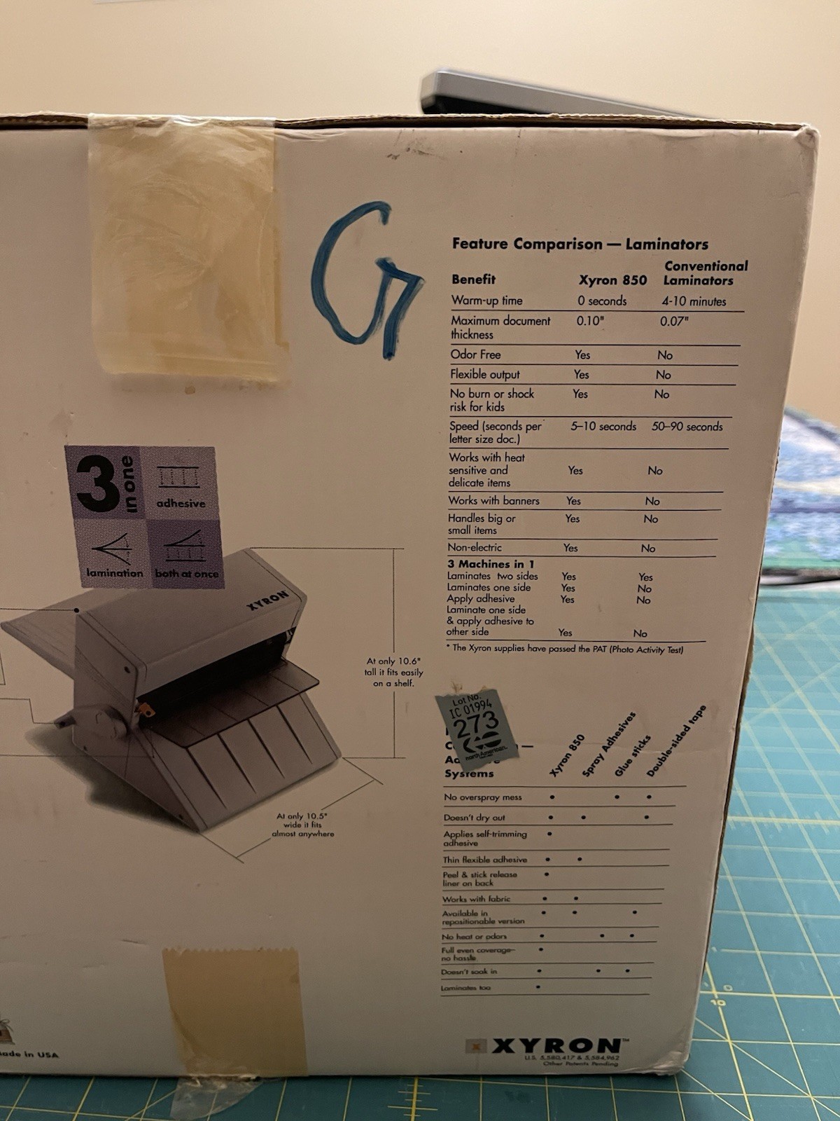 Xyron 850 Combination Lamination/Adhesive Machine New In Box