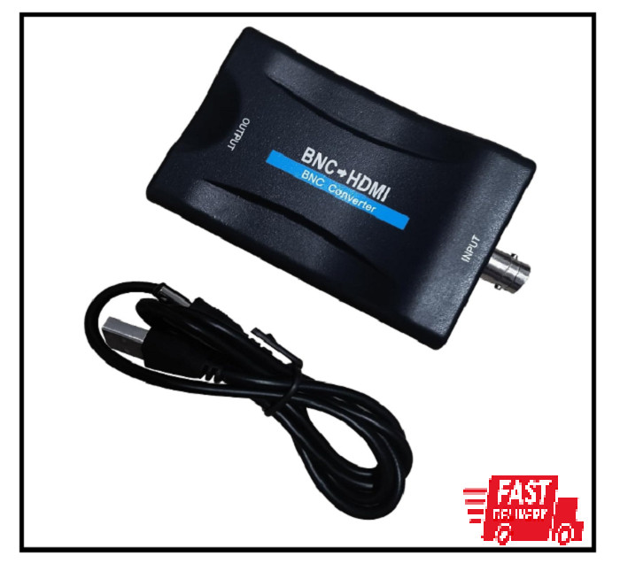 Coax to Hdmi Adapter,Bnc to HDMI Converter,Cvbs PAL/NTSC BNC to HDMI Adapter,720