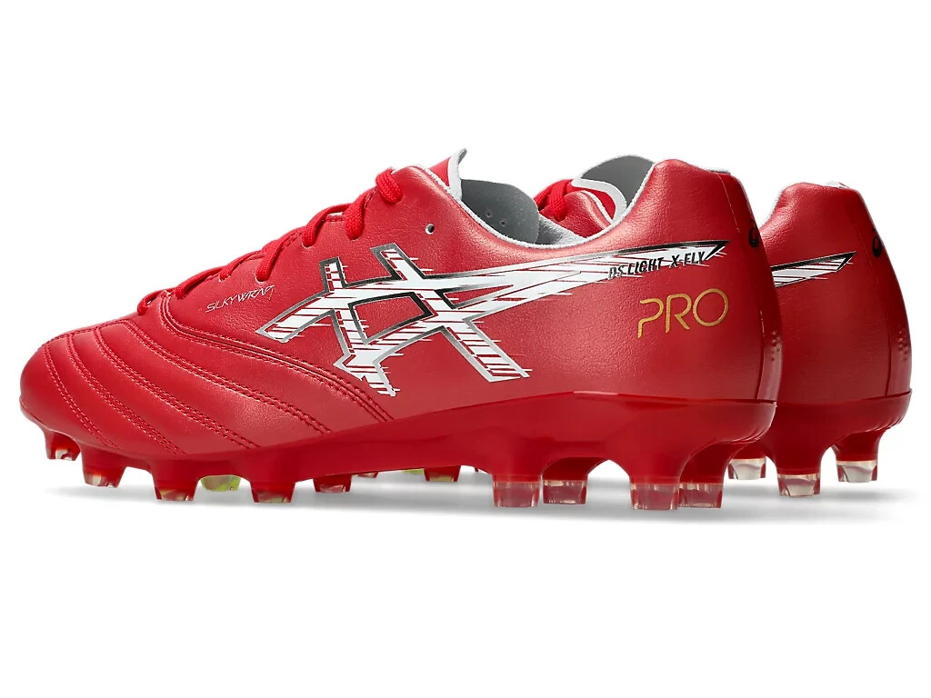 ASICS Soccer Cleats DS LIGHT X-FLY PRO 3 1101A072-600 Classic Red/White