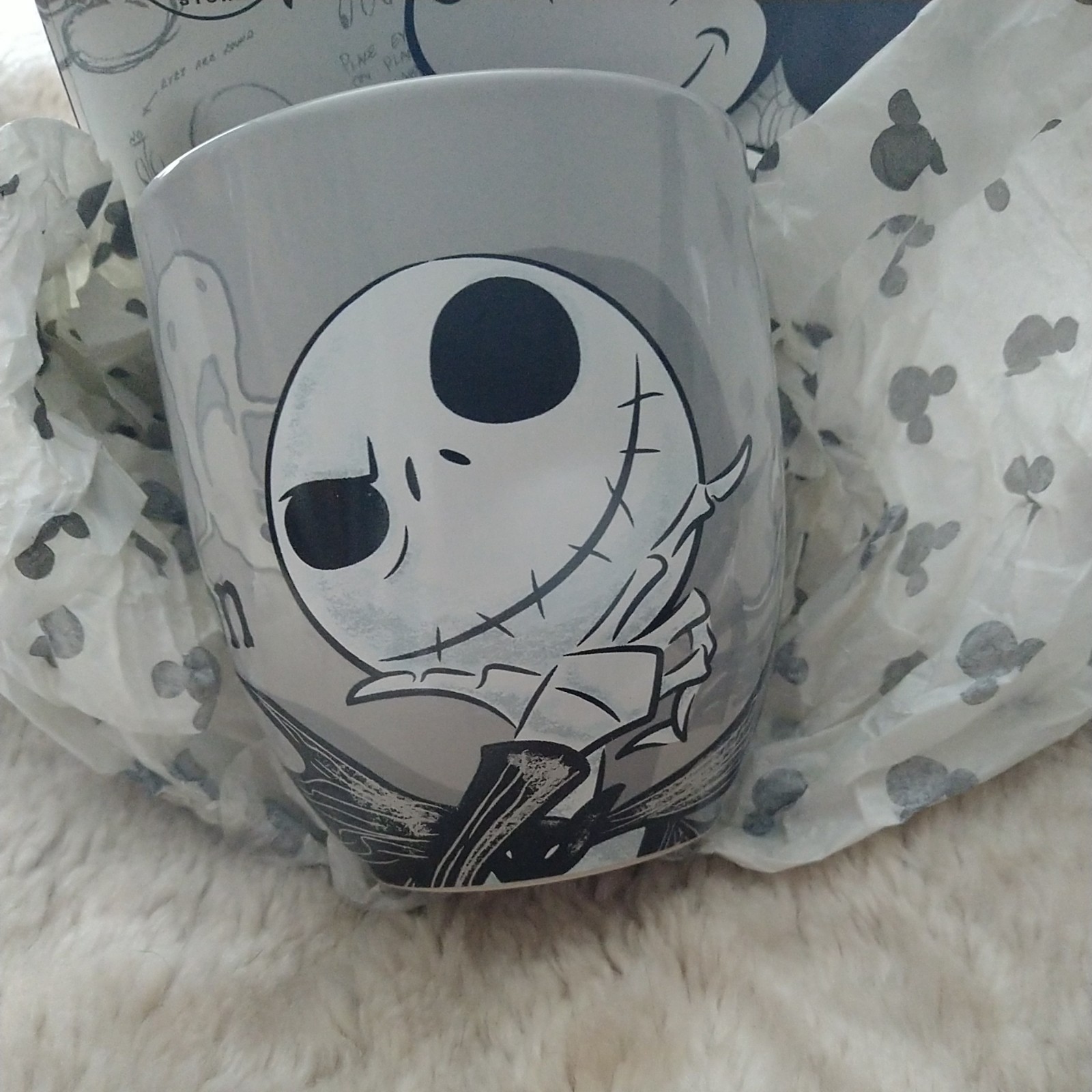 Jack Skellington Mug Disney Nightmare Before Christmas Cup Ceramic Gothic VGC