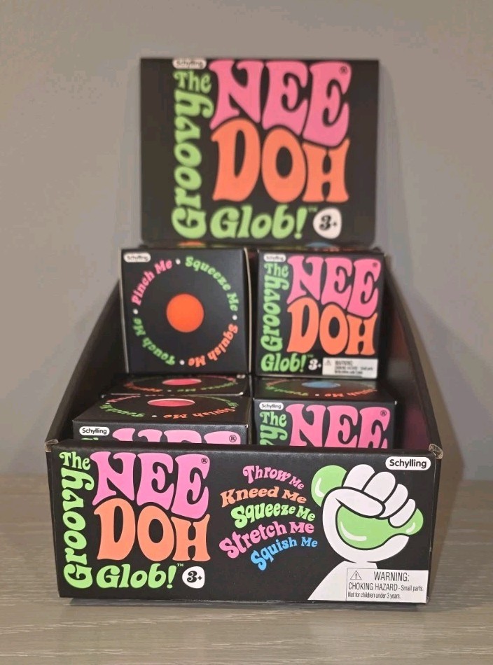 NeeDoh Groovy Glob Classic CHOOSE YOIR COLOR Squishy Ball 100% AUTHENTIC USA