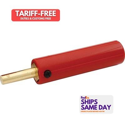 Allstar ALL76302, One Gold Brass Red Quick Disconnect Male End Performance Parts