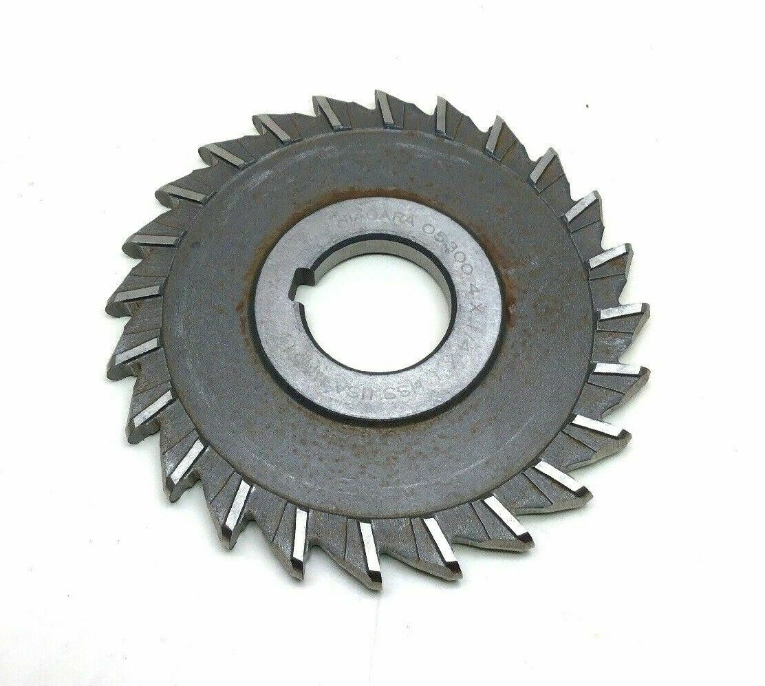 NIAGARA 05300 4X1/4" 1"-KEYED BORE SIDE MILLING CUTTER