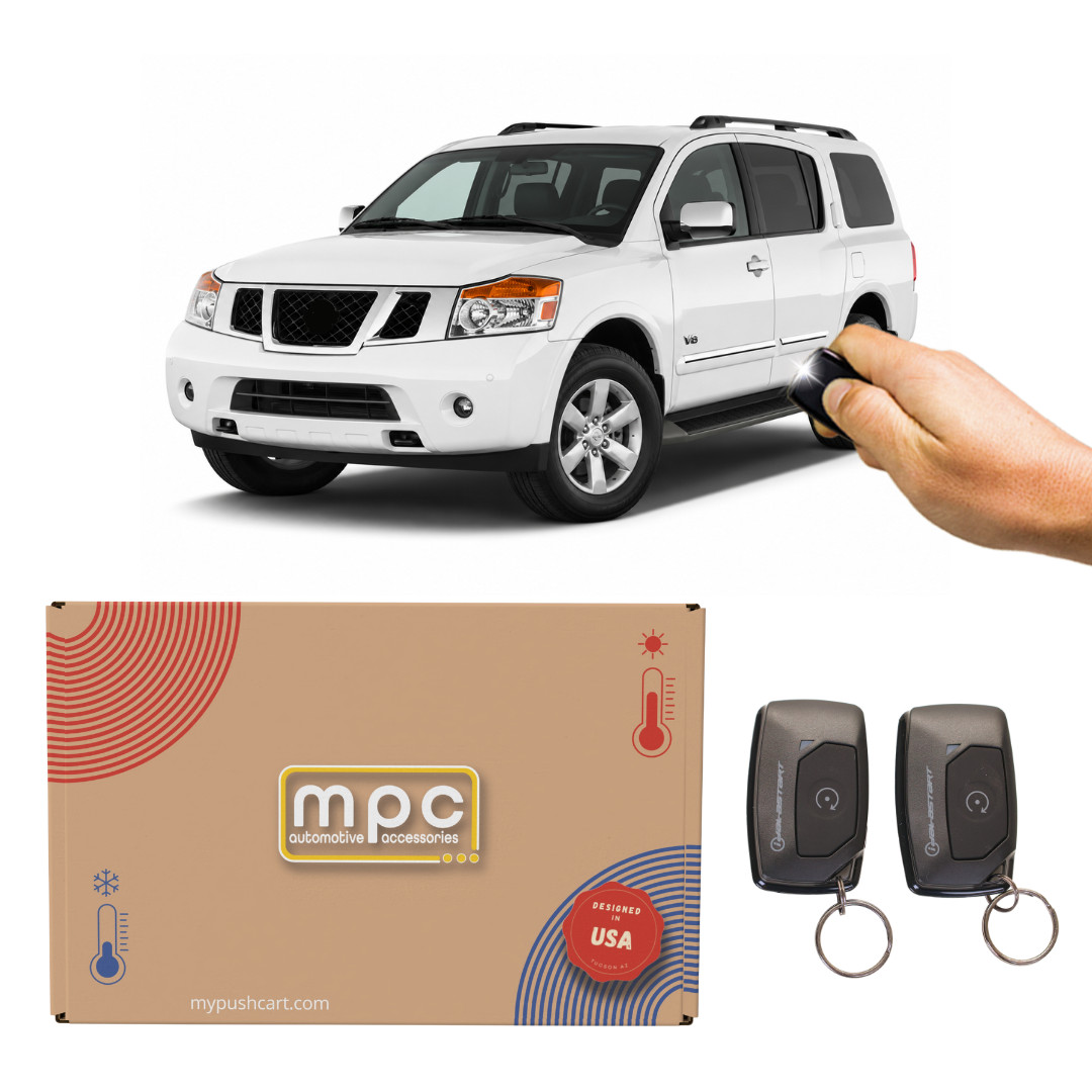 Remote Start Kit With Keyless Entry For 2008-2015 Nissan Armada Key-to-Start