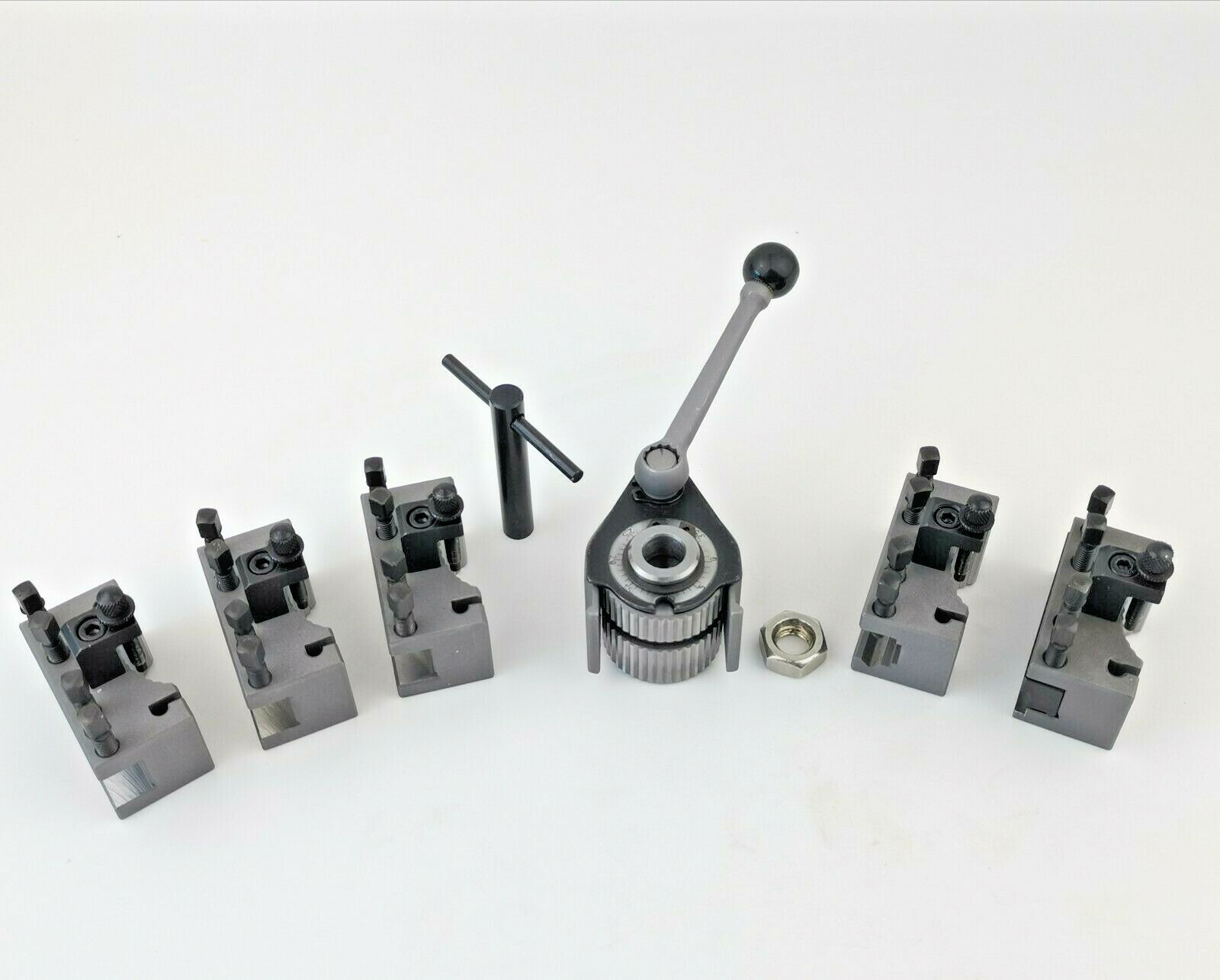 AA Multifix Quick Change Tool Post Kit & Plus AaT Part off holder 4 Bench Lathe