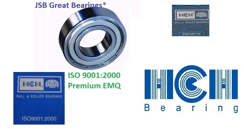 Ball Bearing 6207-ZZ HCH Premium EMQ 6207 2Z shield bearing 6207ZZ ABEC3 grade