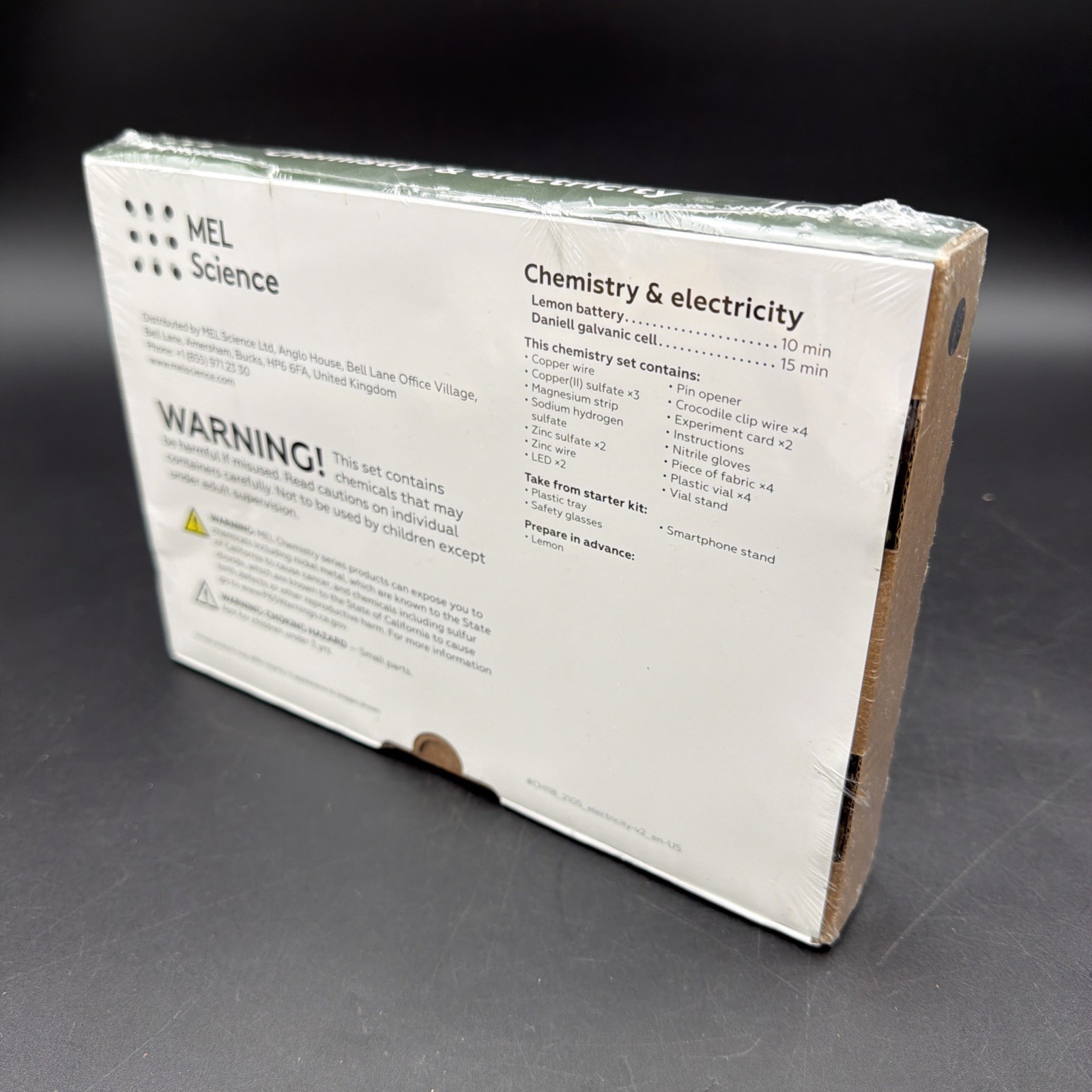MEL Science Chemistry & Electricity Kit STEM Experiment 10+ - New