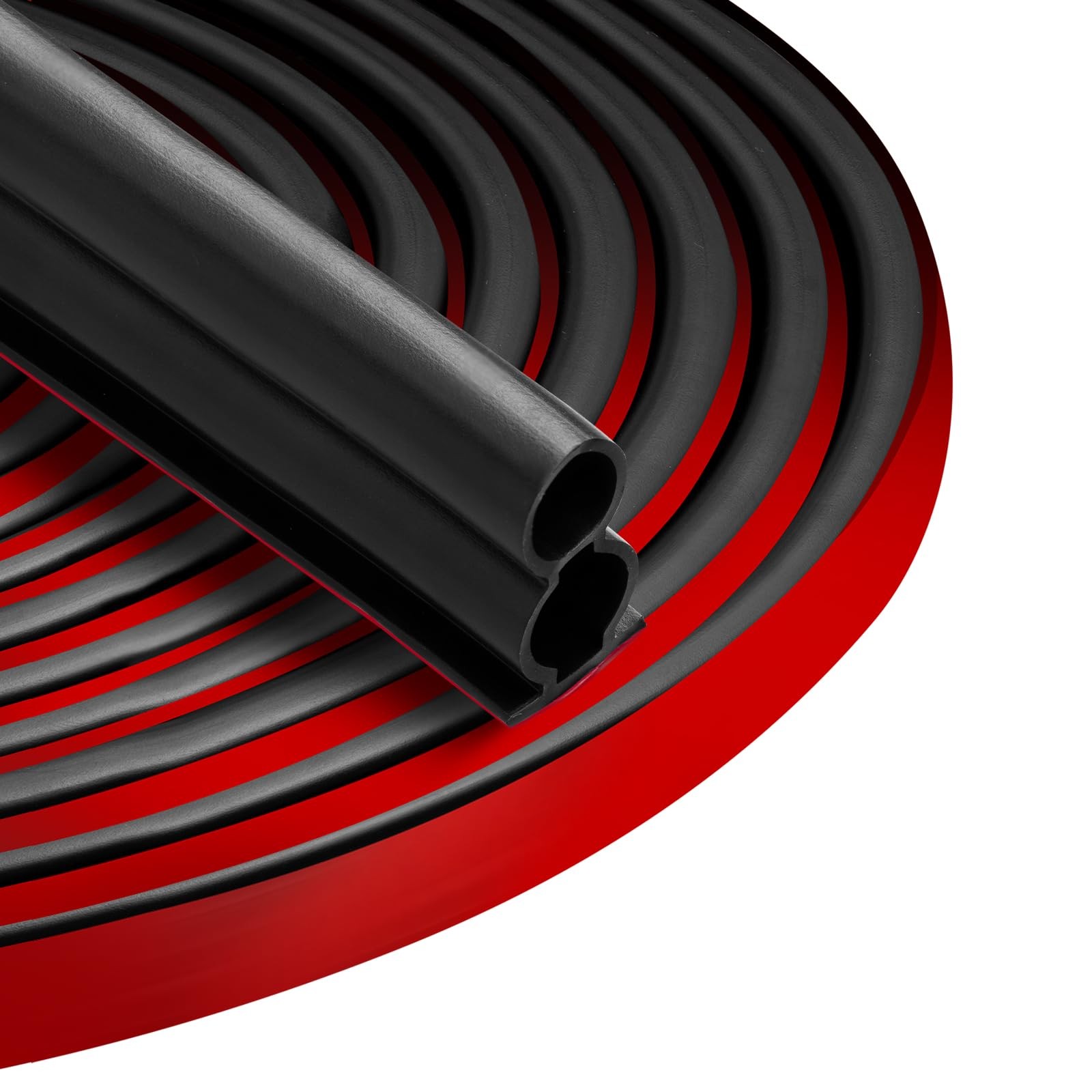 40Ft Rubber Weather Stripping Door Seal Large Gap D Shaped Door Seal Strip