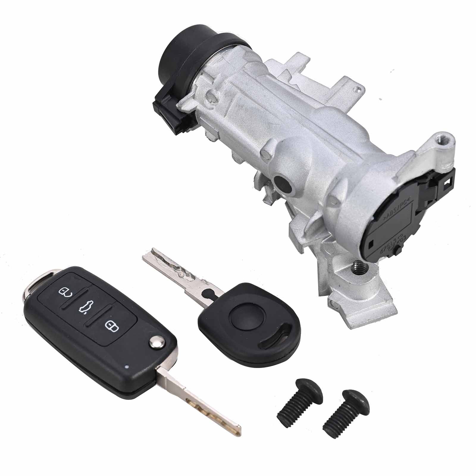 Ignition Switch Lock Assembly For VW Jetta 2006-2018 W/ Remote Control Key Shell