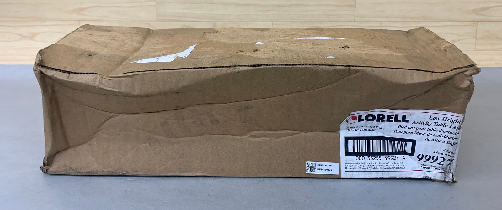QTY:4 Lorell Low Height Adjustable Activity Table Legs - 17" to 25" (99927)
