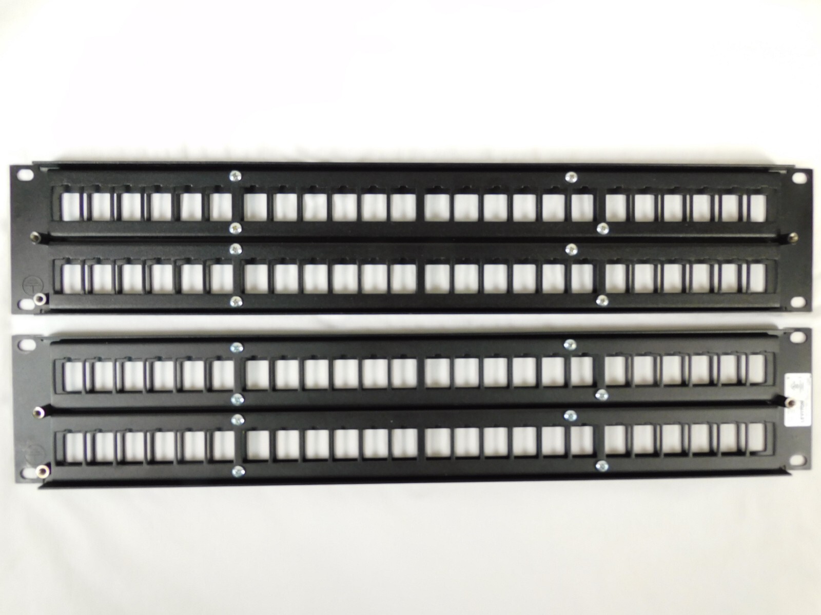 Leviton 48-Port QuickPort Patch Panel 2RU 49255-H48 - QUANTITY OF 2