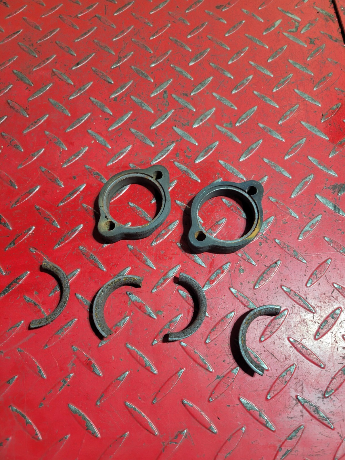 2002 Ducati SS750 Exhaust Header Flange Assembly