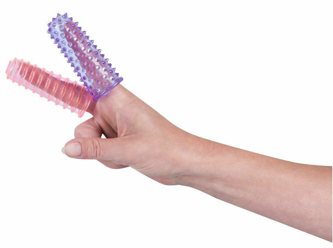 Ribbed Finger Sleeve G-spot & Clitoris Stimulator Women Masturbation Sex Toys