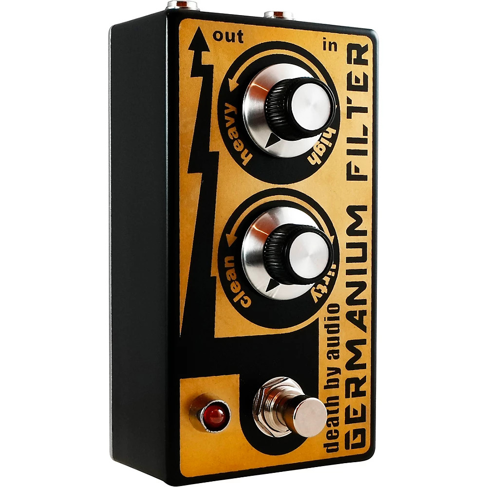 DEATH BY AUDIO Germanium Filter Effects Pedal Gold and Black